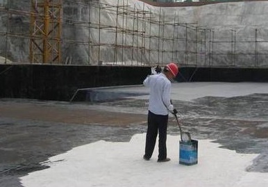 唐匠单组分高弹性防水涂料室外施工